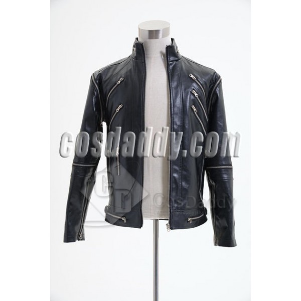 Michael Jackson Black Jacket Cosplay Costume 