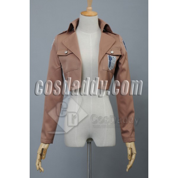 Shingeki no Kyojin Attack on Titan Scouting Legion Jacket Cosplay Costume 