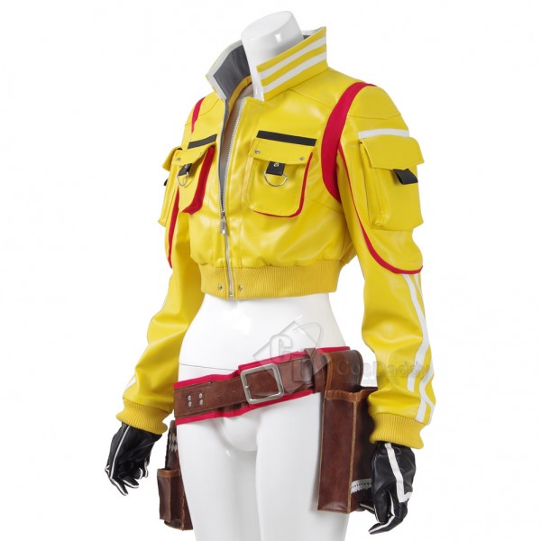 CosDaddy Final Fantasy XV Cindy Aurum Cosplay Jacket Holster Bag Gloves Shorts Halloween Costume