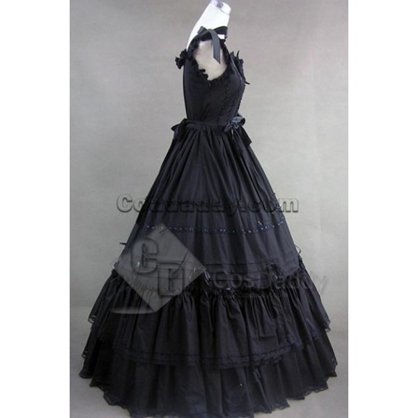 Southern Belle Gothic Lolita Ball Gown Dress Cosplay Costume 