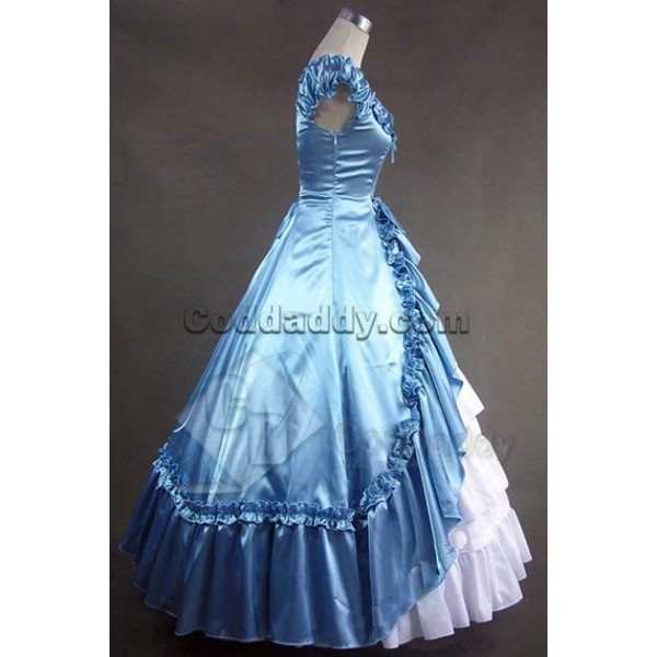 Renaissance Gothic Wedding Dress Ball Gown Prom Cosplay Costume 