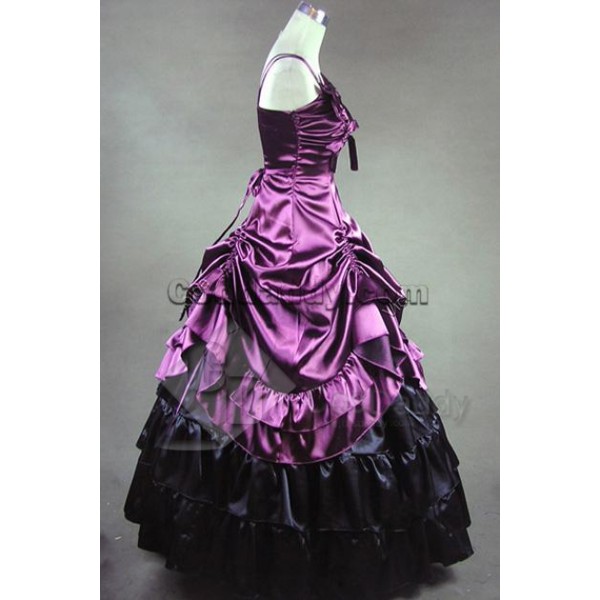 Southern Belle Lolita Ball Gown Wedding Dress Cosplay Costume 