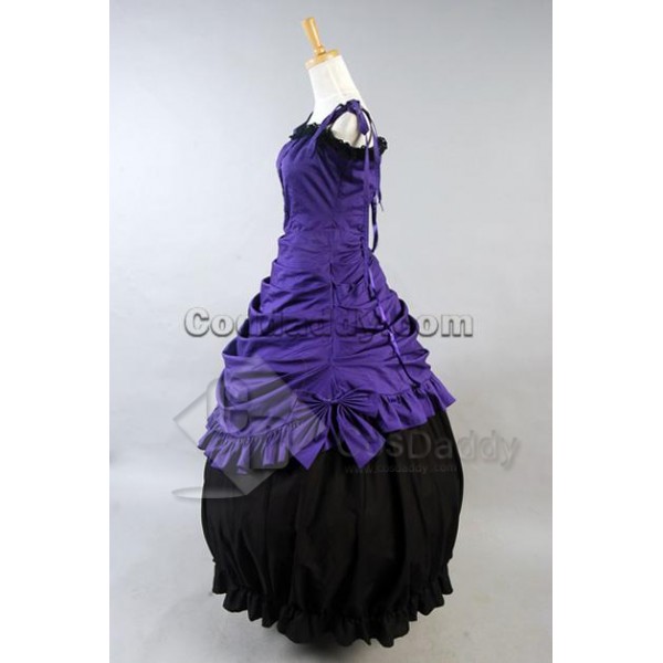 Southern Belle Civil War Ball Gown Wedding Dress Cosplay Costume