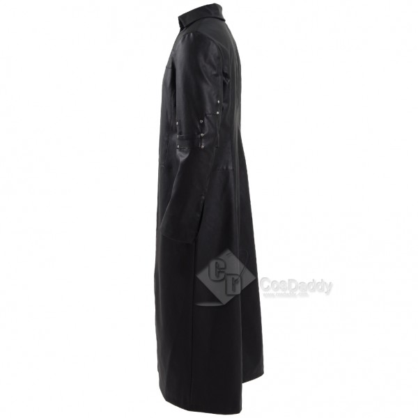 Cosdaddy The Dark Tower  Roland Deschain Black Long Trench Coat Cosplay Costume 