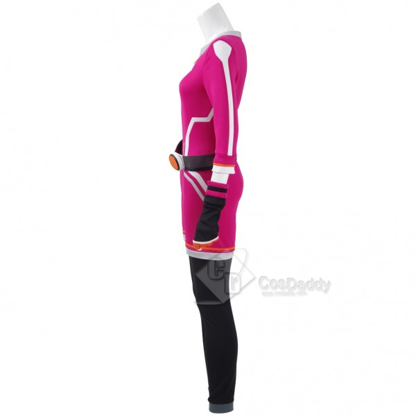 CosDaddy Pokemon Go Costume Women Trainer Uniform Pokemon Cosplay Jumpsuit Halloween Red Outfit