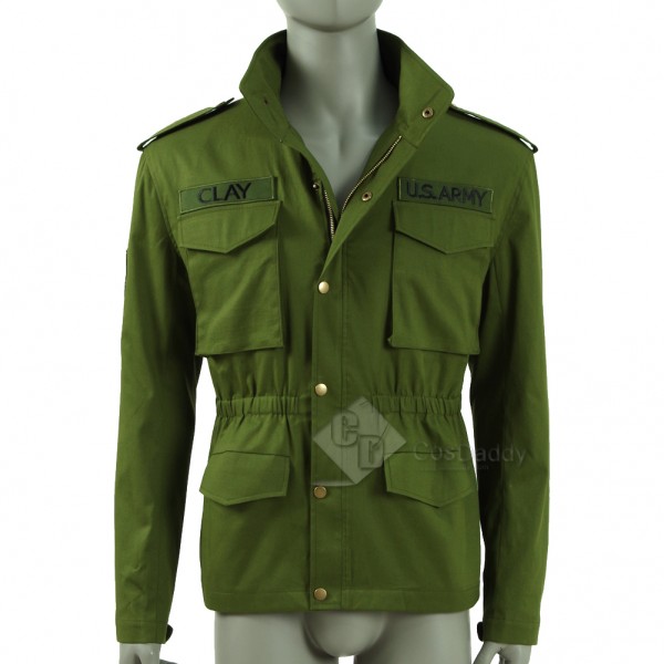 CosDaddy 2016 New Mafia III Lincoln Clay Green Coat Cosplay Costume  For Man Adult (Only Jacket)