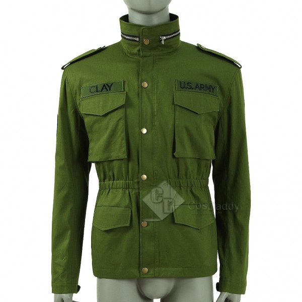 CosDaddy 2016 New Mafia III Lincoln Clay Green Coat Cosplay Costume  For Man Adult (Only Jacket)