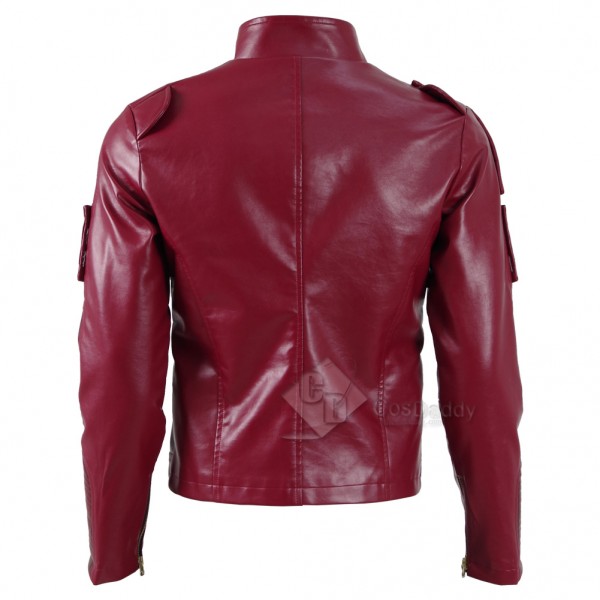 Guardians of The Galaxy 2 Peter Quill Star-Lord Red Jacket Cosplay Costume 