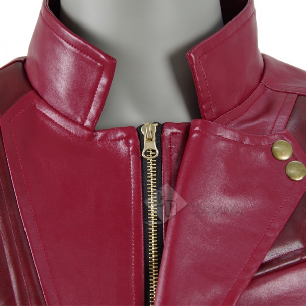 Guardians of The Galaxy 2 Peter Quill Star-Lord Red Jacket Cosplay Costume 