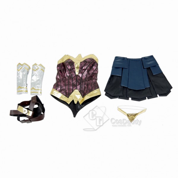 CosDaddy For Children Wonder Woman Diana Prince Battle Suit Cosplay Costume