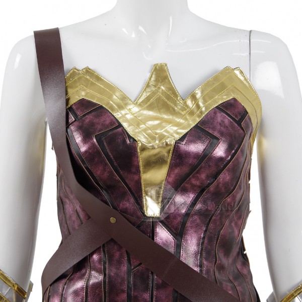 CosDaddy Wonder Woman Diana Prince Battle Breastplate Cosplay Costume