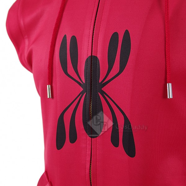 CosDaddy Spider-Man: Homecoming Peter Parker Homemade Sleeveless Hoodie