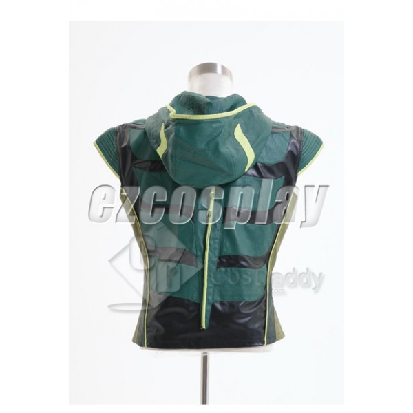 Smallville Justice League Green Arrow Vest Cosplay Costume 