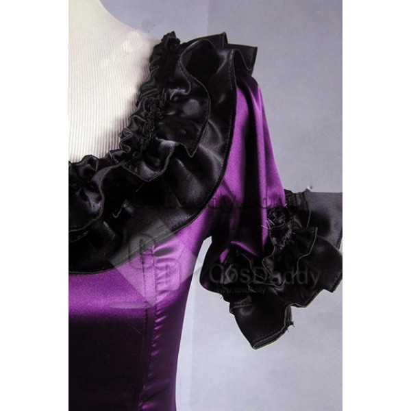 Civil War Southern Belle Ball Gown Dress Prom Cosplay Costume 
