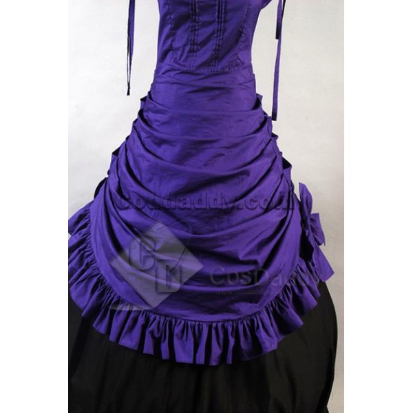 Southern Belle Civil War Ball Gown Wedding Dress Cosplay Costume