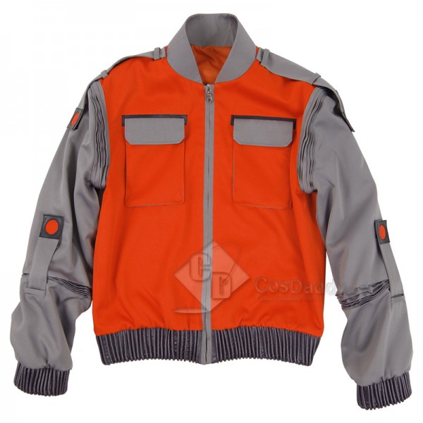 CosDaddy Back to the Future Cosplay Marty McFly Jacket 