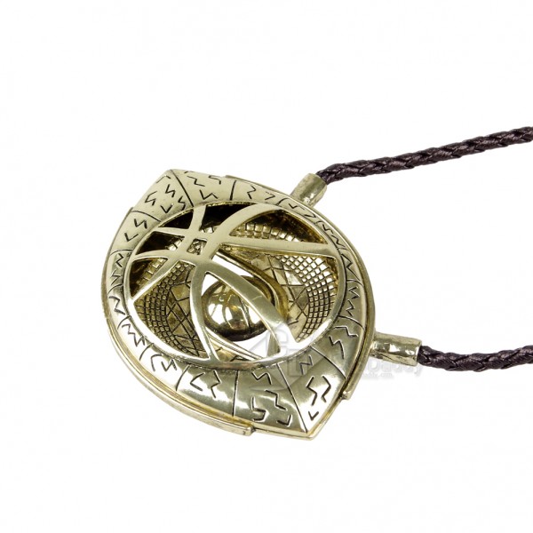 CosDaddy Doctor Strange Cosplay Costume Necklace Eye of Agamotto Halloween Props