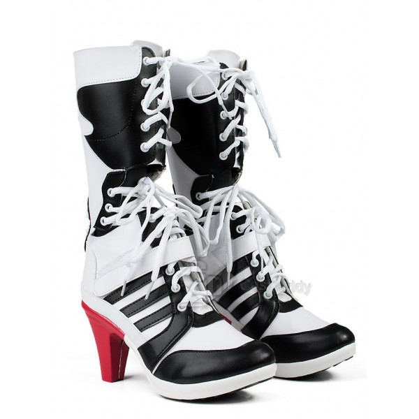 Suicide Squad Harley Quinn Cosplay Shoes / Cosplay Boots