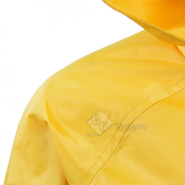 2017 New Stephen King's It Georgie Denbrough Yellow Raincoat Jacket  Cosplay Costume