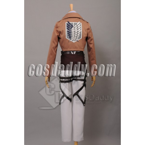 Attack on Titan Scouting Legion Eren Levil Cosplay Costume