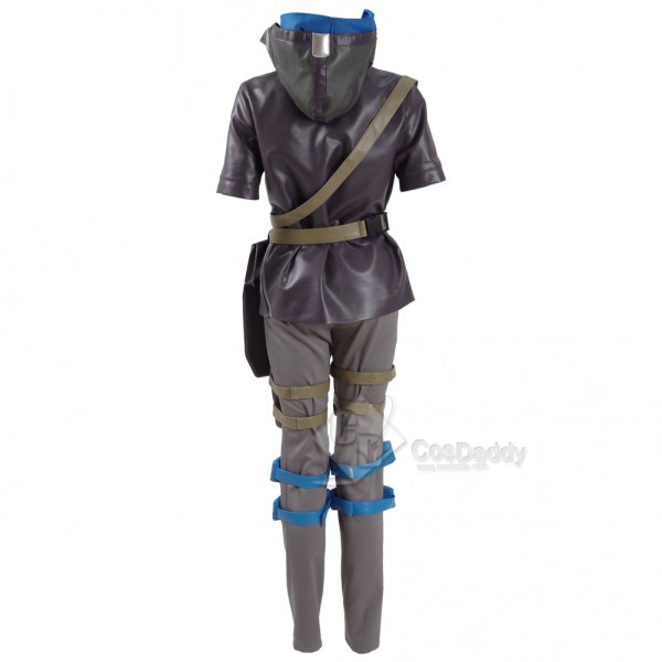 CosDaddy Game OW Ana Costume Cosplay 2016 New Battle Suit Halloween Hoodies Uniforms Full Set with Pauldrons and Kneepad