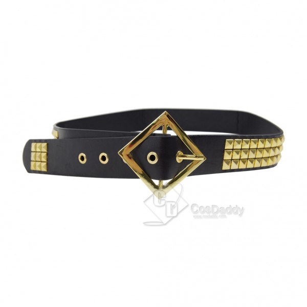 CosDaddy Harley Quinn Gold Pyramid Studs Belt Costume cosplay