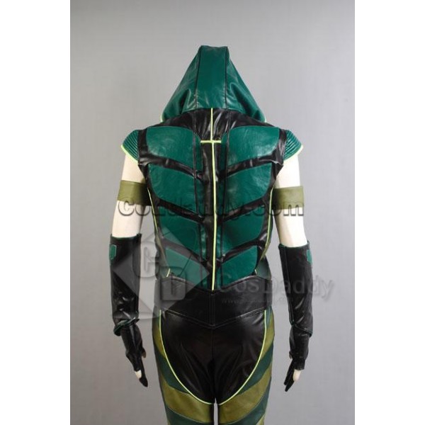 Smallville Justice League Green Arrow Hoodie Cosplay Costume New Version 
