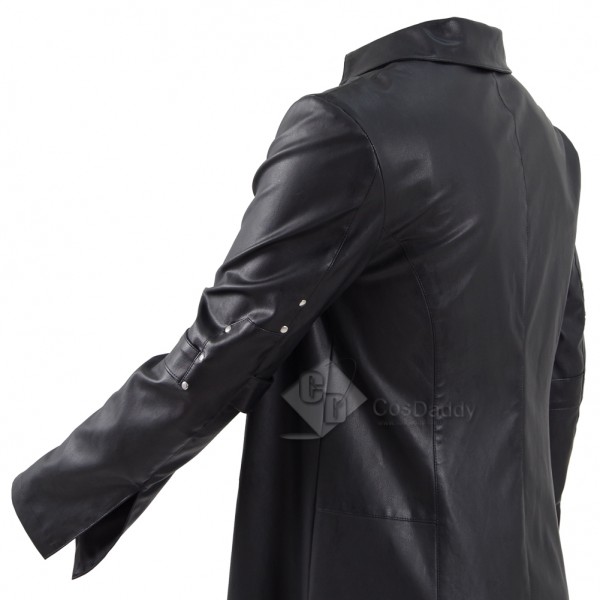 Cosdaddy The Dark Tower  Roland Deschain Black Long Trench Coat Cosplay Costume 