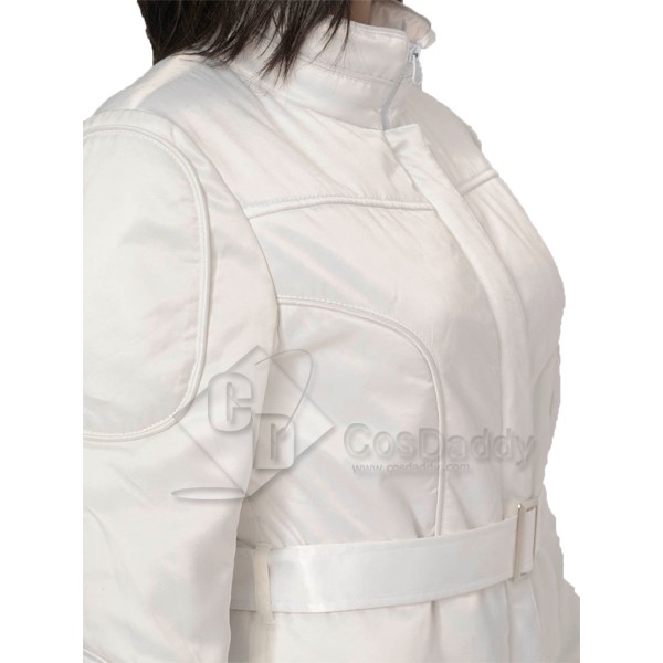 Star Wars A New Hope Princess Leia Organa White Jumpsuit Cosplay Costume