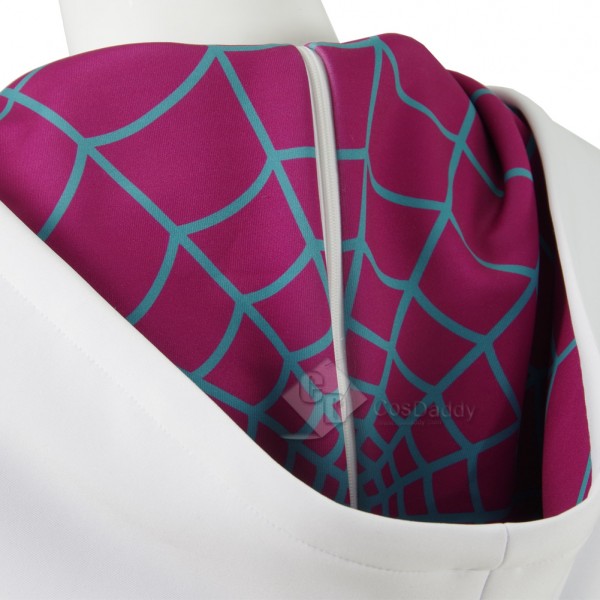 CosDaddy The Amazing Spiderman Gwen Stacy Spider-Gwen Cosplay Costume Spider Women Halloween Cosplay Suit Spandex Printing Jumpsuits