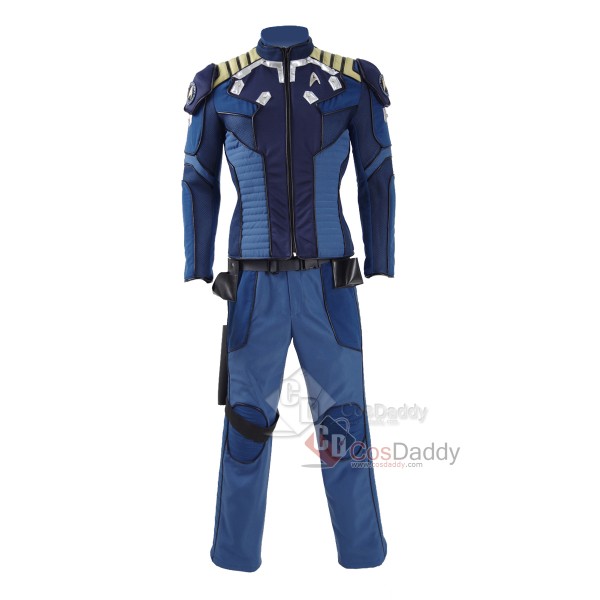 Star Trek Beyond Captain Kirk Commander Battle Suit Man Adult Halloween Cosplay Costume