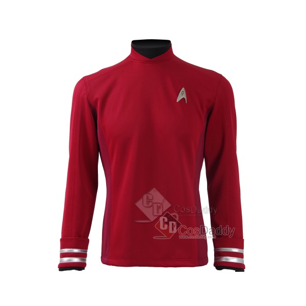Star Trek Beyond Red Shirt Tops Jacket Scotty  Officer Uniforms