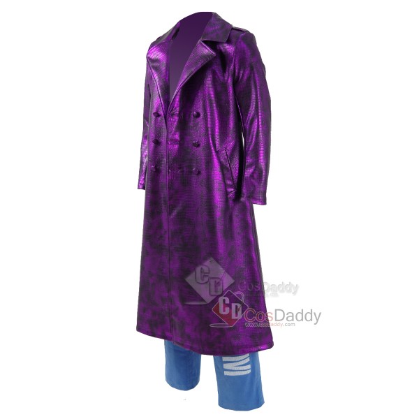 Suicide Squad Joker Purple  Cosplay Costume (Jacket,Pants)