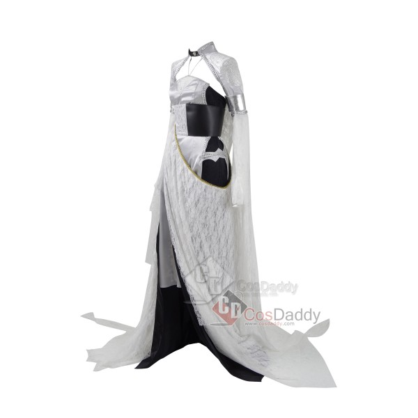 CosDaddy Final Fantasy XV Lunafreya Nox Fleuret Cosplay Costumes Halloween Dresses Top Cloak Full Set