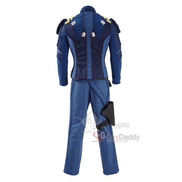 Star Trek Beyond Captain Kirk Commander Battle Suit Man Adult Halloween Cosplay Costume