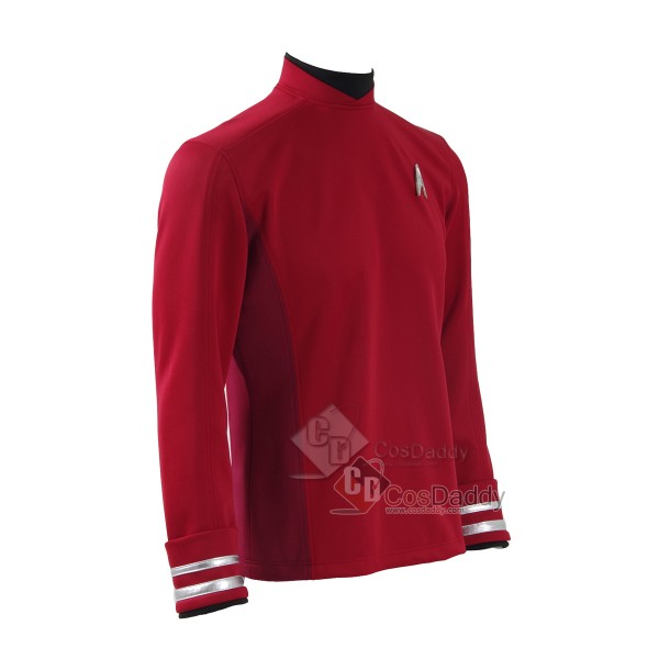 Star Trek Beyond Red Shirt Tops Jacket Scotty  Officer Uniforms