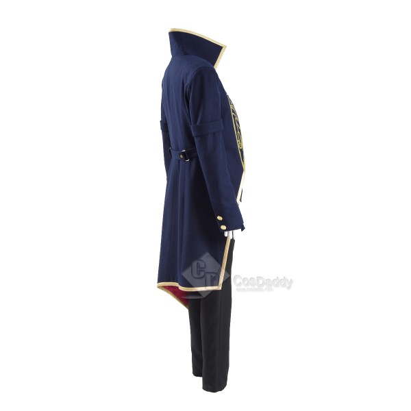 CosDaddy New Dishonored 2 Emily Kaldwin Cosplay Costume 2016 Halloween Men Suit Women Set With Trench Vest Shirt Pants Gloves Mask