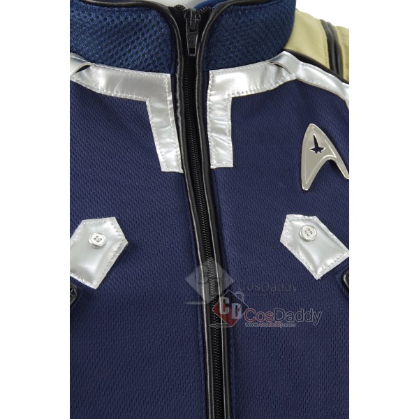Star Trek Beyond Captain Kirk Commander Battle Suit Man Adult Halloween Cosplay Costume
