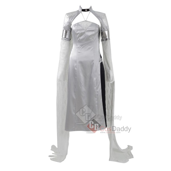 CosDaddy Final Fantasy XV Lunafreya Nox Fleuret Cosplay Costumes Halloween Dresses Top Cloak Full Set
