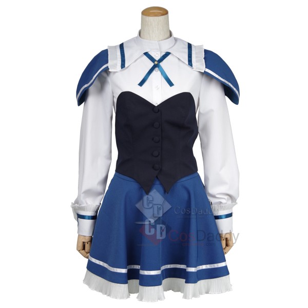 Absolute Duo Julie Sigtuna Blue Dress Uniform Cosplay Costume