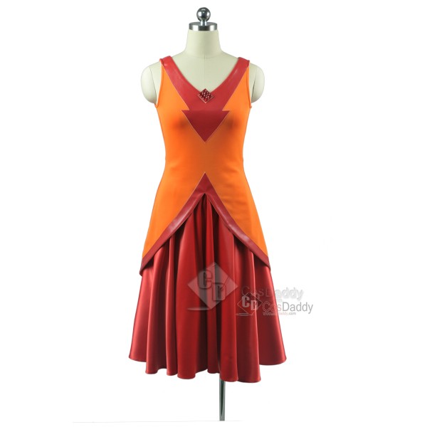 Adventure Time Flame Princess Dress Cosplay Costume