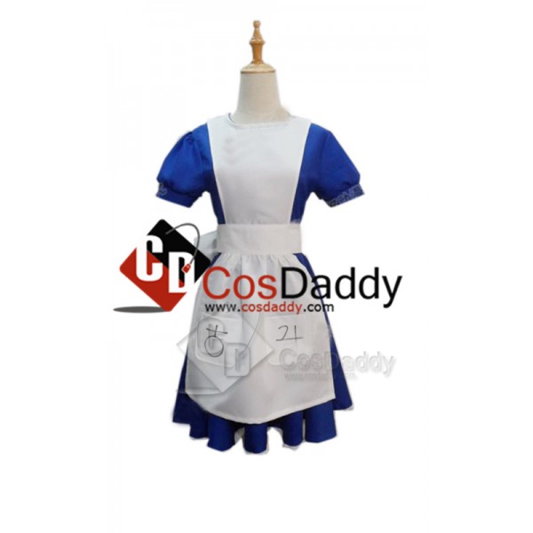 Alice Madness Returns Alice Maid Uniform Dress Cos...