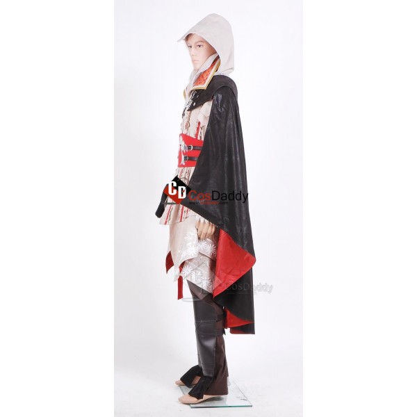 Assassin's Creed 2 II Ezio Outfit Cosplay Costume White