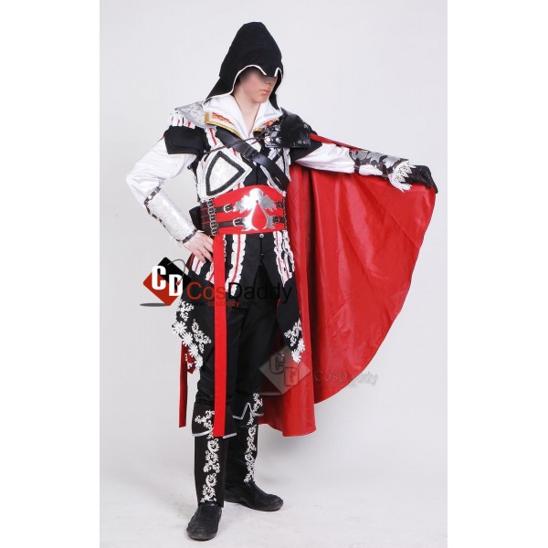 Assassin's Creed 2 II Ezio Cosplay Outfit Cosplay Costume 