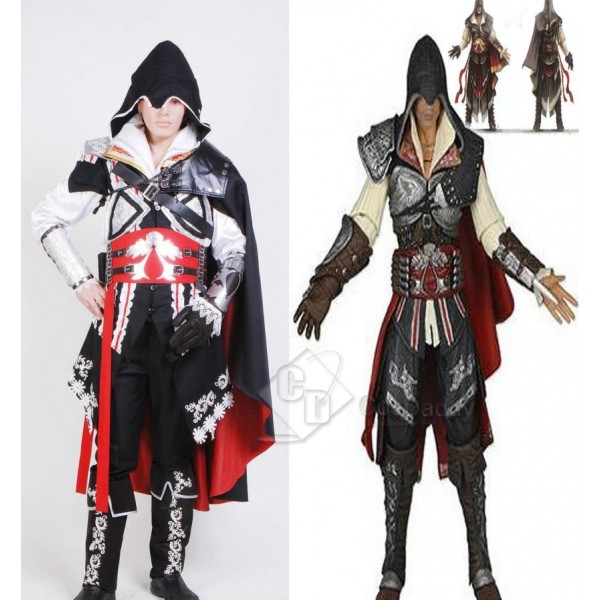 Assassin's Creed 2 II Ezio Cosplay Outfit Cosplay Costume 