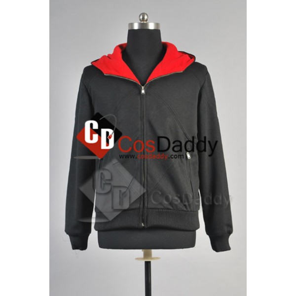Assassin's Creed Desmond Miles Hoodie Cosplay Costume (Black) 