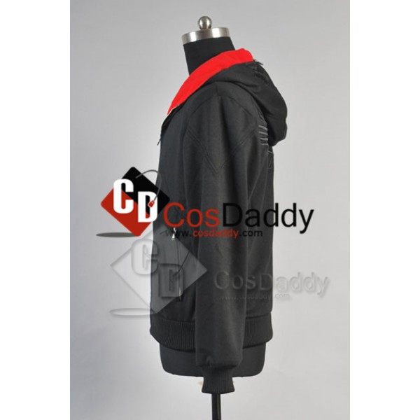 Assassin's Creed Desmond Miles Hoodie Cosplay Costume (Black) 