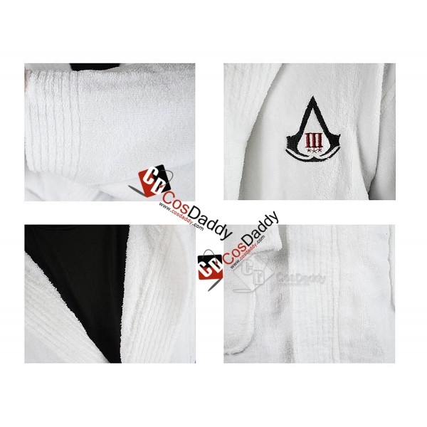 Assassin's Creed White Bathrobes Cosplay Costume