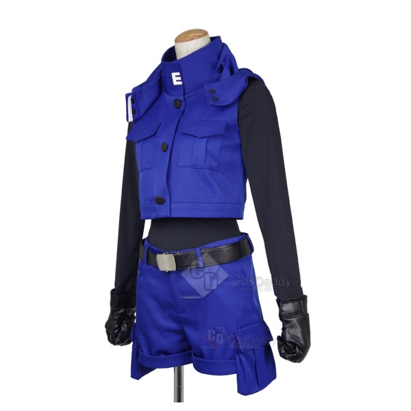 Assassination Classroom Ansatsu Kyoushitsu Kaede Kayano Blue Battle Suit Uniform Cosplay Costume