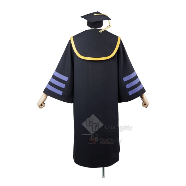 Assassination Classroom Koro-sensei Bachelor Gown Cosplay Costume